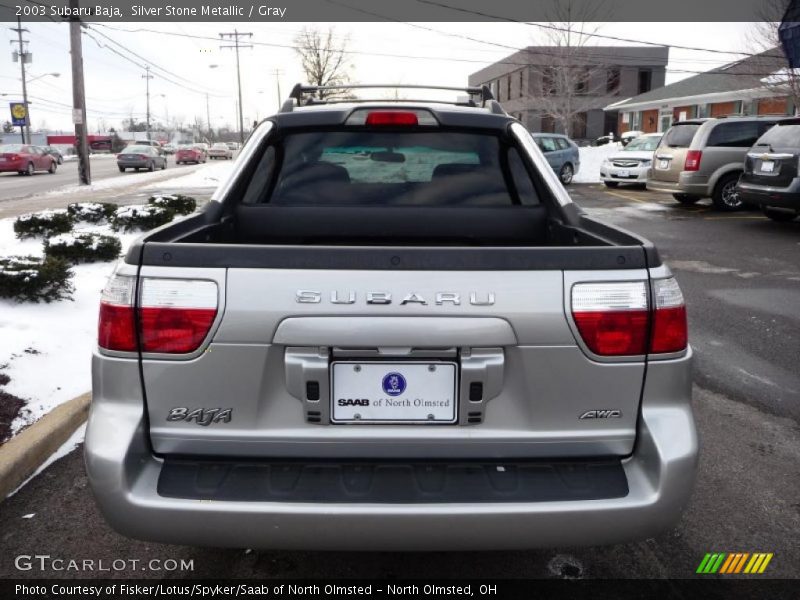 Silver Stone Metallic / Gray 2003 Subaru Baja