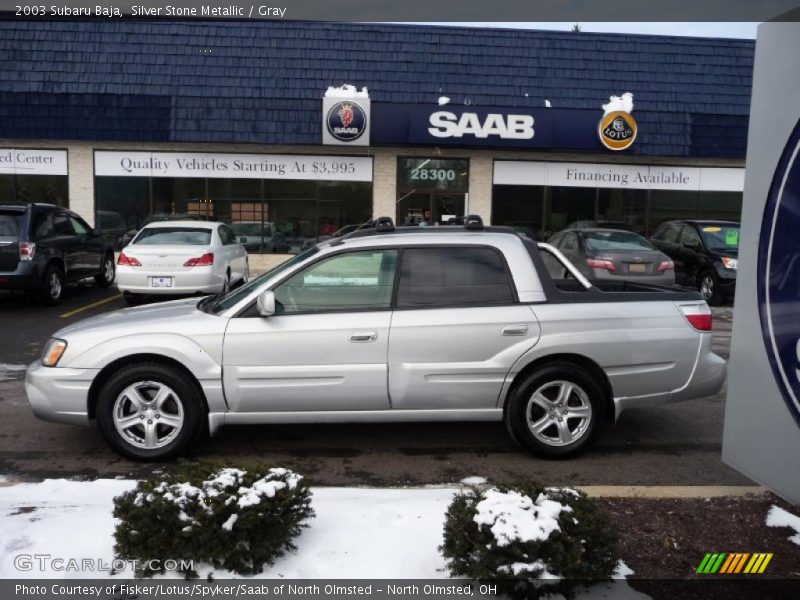 Silver Stone Metallic / Gray 2003 Subaru Baja