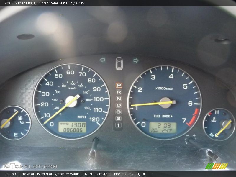 Silver Stone Metallic / Gray 2003 Subaru Baja
