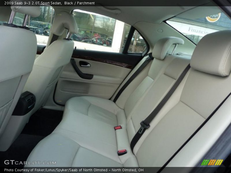 Black / Parchment 2009 Saab 9-3 2.0T Sport Sedan