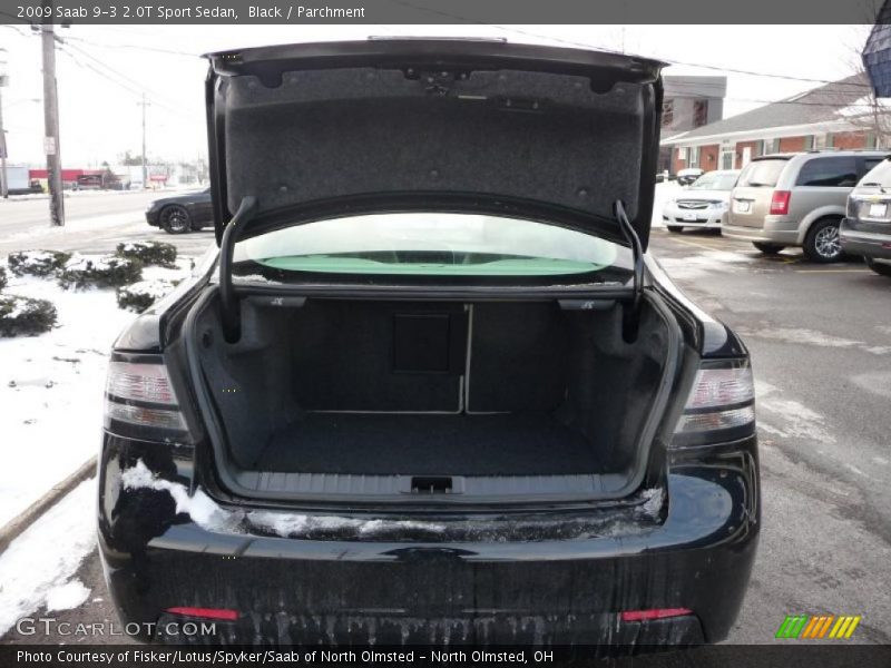 Black / Parchment 2009 Saab 9-3 2.0T Sport Sedan