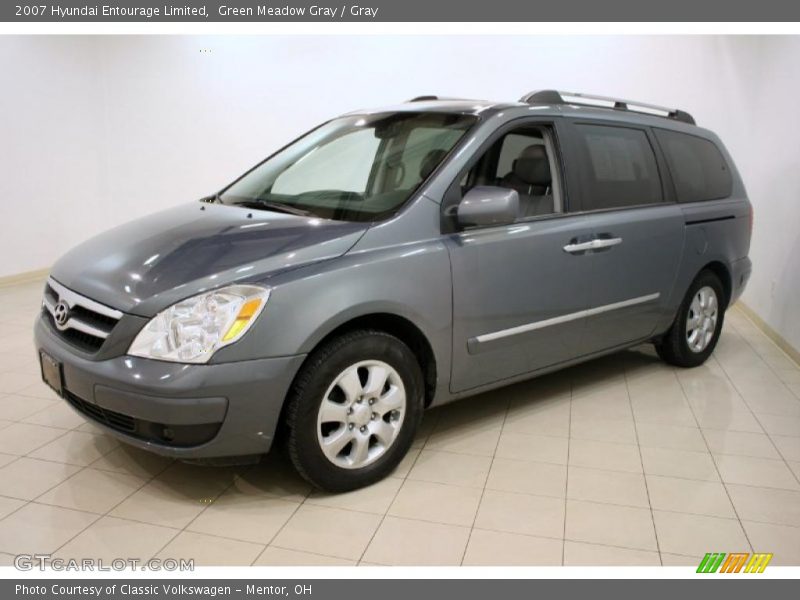 Green Meadow Gray / Gray 2007 Hyundai Entourage Limited