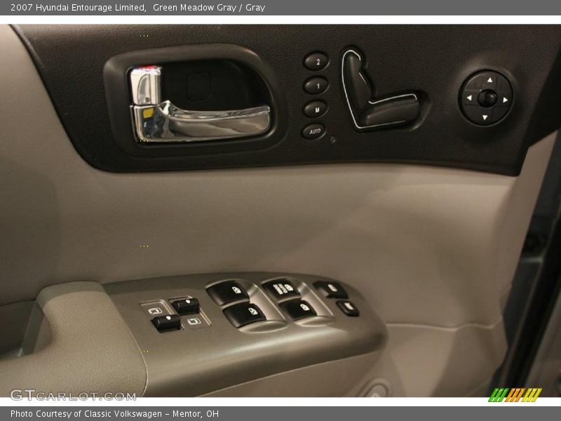 Green Meadow Gray / Gray 2007 Hyundai Entourage Limited