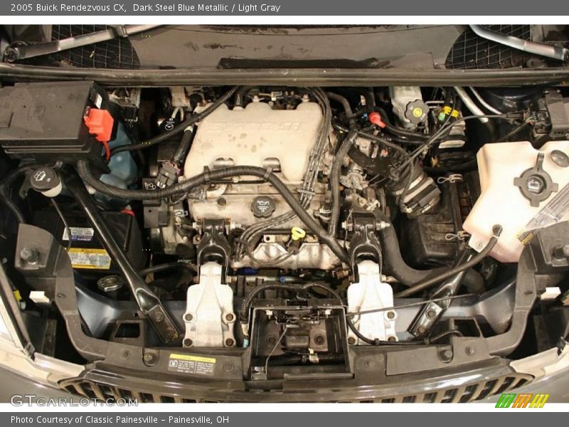 Dark Steel Blue Metallic / Light Gray 2005 Buick Rendezvous CX