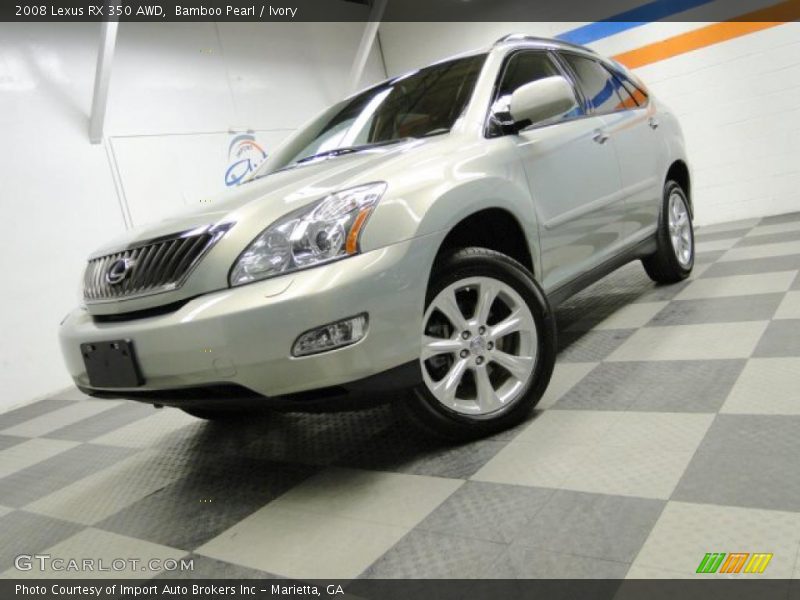 Bamboo Pearl / Ivory 2008 Lexus RX 350 AWD