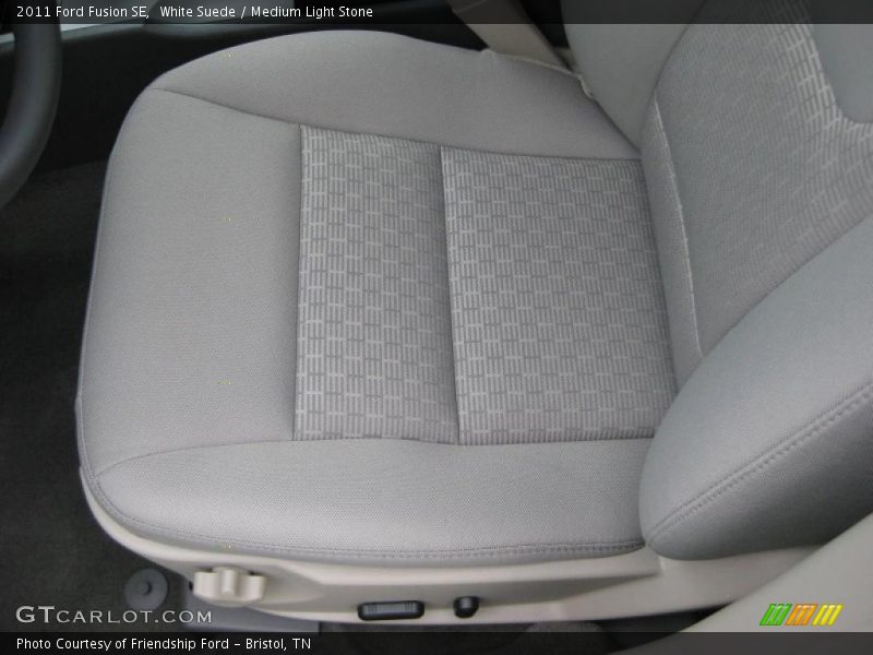 White Suede / Medium Light Stone 2011 Ford Fusion SE