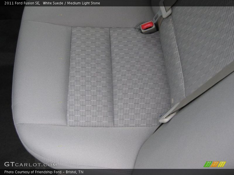 White Suede / Medium Light Stone 2011 Ford Fusion SE