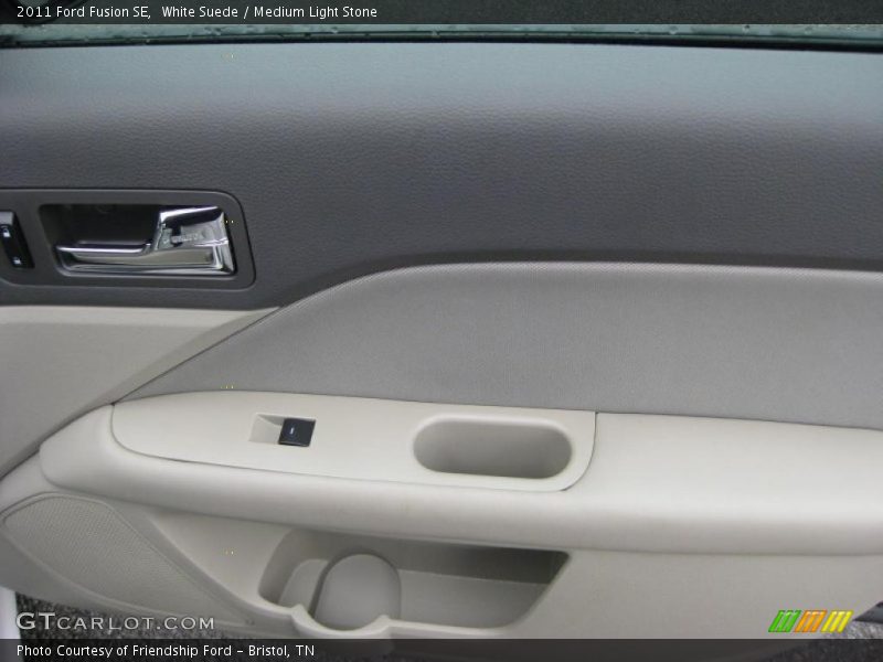 White Suede / Medium Light Stone 2011 Ford Fusion SE