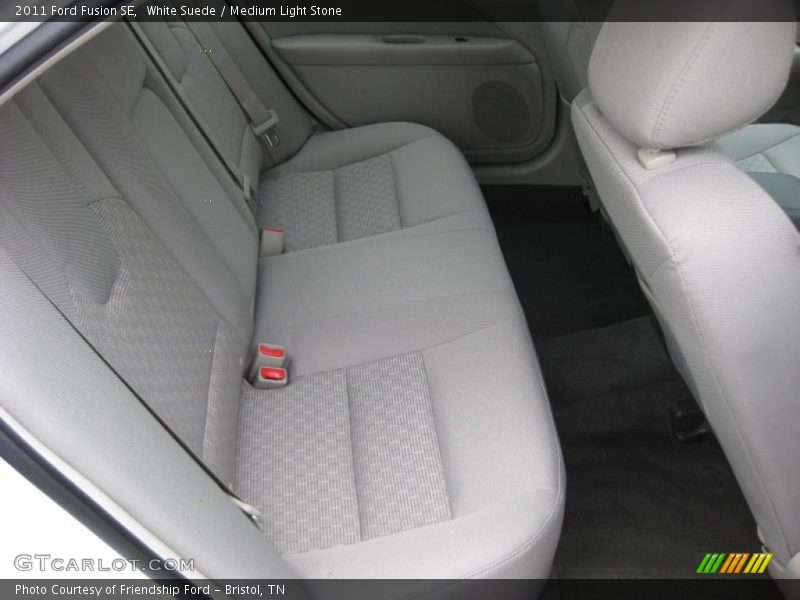 White Suede / Medium Light Stone 2011 Ford Fusion SE