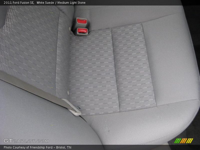 White Suede / Medium Light Stone 2011 Ford Fusion SE