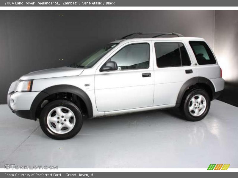 Zambezi Silver Metallic / Black 2004 Land Rover Freelander SE