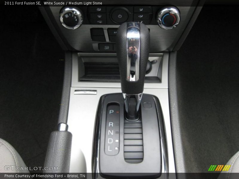 White Suede / Medium Light Stone 2011 Ford Fusion SE