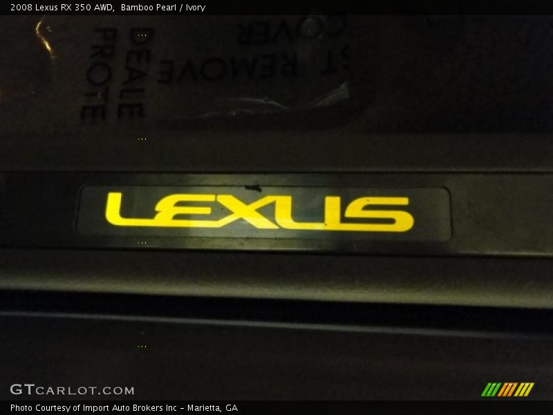 Bamboo Pearl / Ivory 2008 Lexus RX 350 AWD
