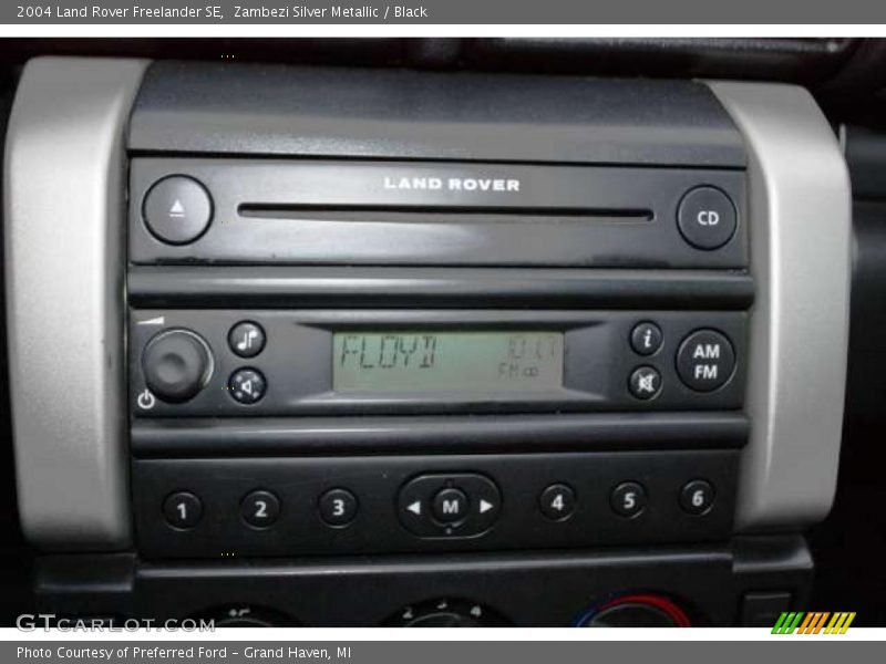 Zambezi Silver Metallic / Black 2004 Land Rover Freelander SE