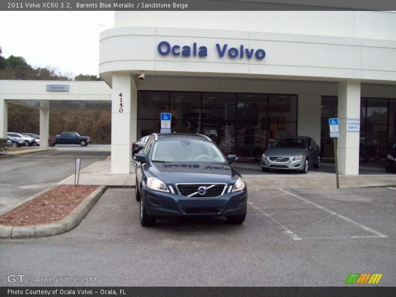 Barents Blue Metallic / Sandstone Beige 2011 Volvo XC60 3.2