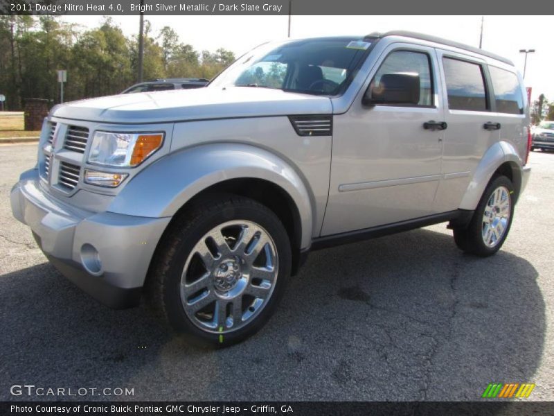 Bright Silver Metallic / Dark Slate Gray 2011 Dodge Nitro Heat 4.0