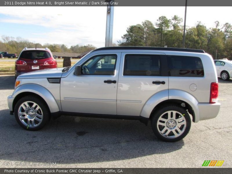 Bright Silver Metallic / Dark Slate Gray 2011 Dodge Nitro Heat 4.0