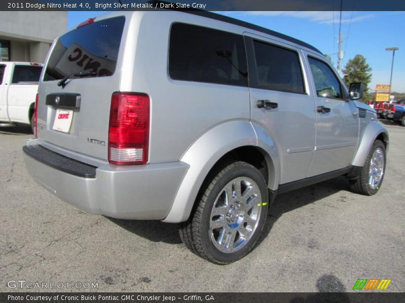 Bright Silver Metallic / Dark Slate Gray 2011 Dodge Nitro Heat 4.0