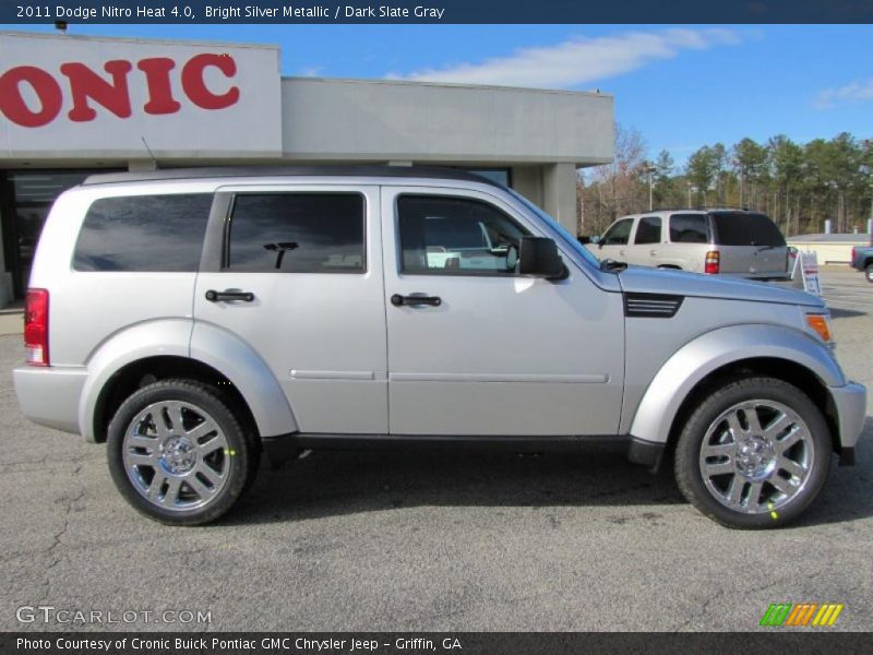 Bright Silver Metallic / Dark Slate Gray 2011 Dodge Nitro Heat 4.0
