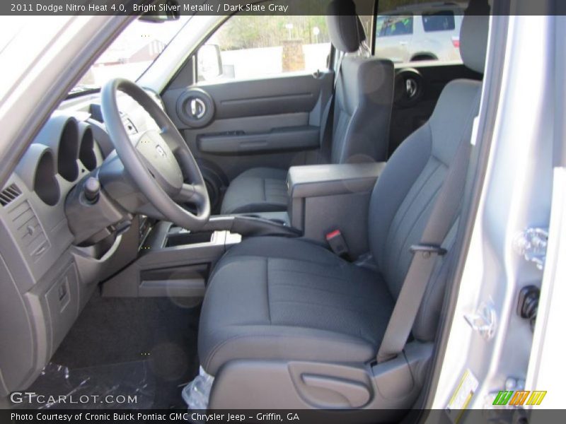 Bright Silver Metallic / Dark Slate Gray 2011 Dodge Nitro Heat 4.0
