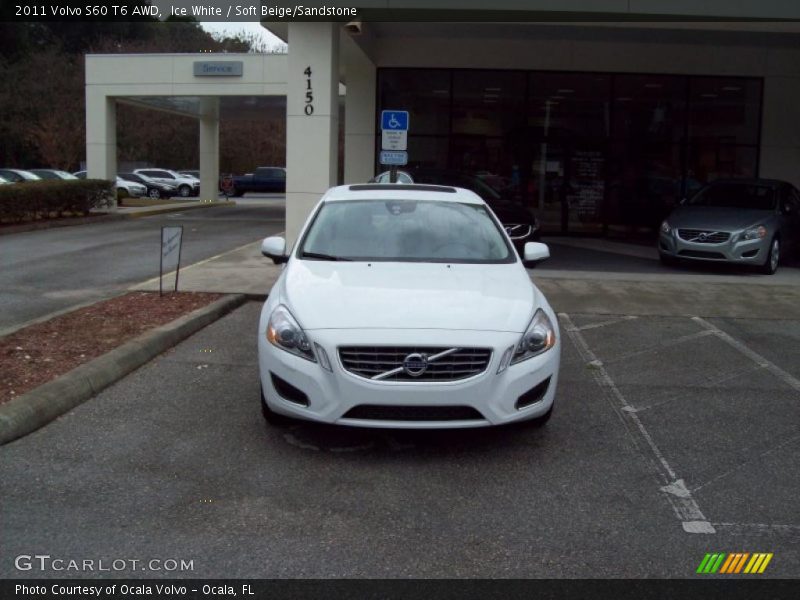 Ice White / Soft Beige/Sandstone 2011 Volvo S60 T6 AWD