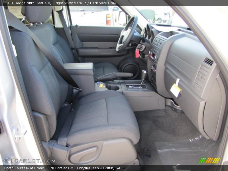 Bright Silver Metallic / Dark Slate Gray 2011 Dodge Nitro Heat 4.0