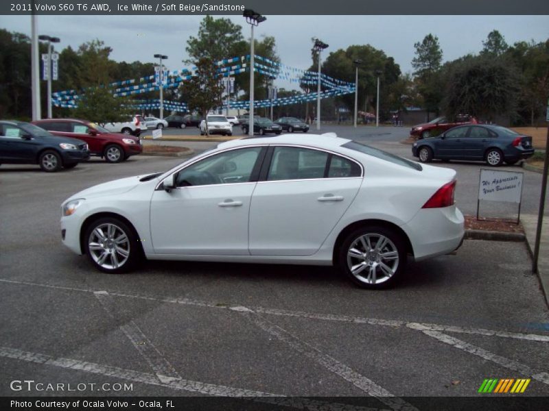 Ice White / Soft Beige/Sandstone 2011 Volvo S60 T6 AWD