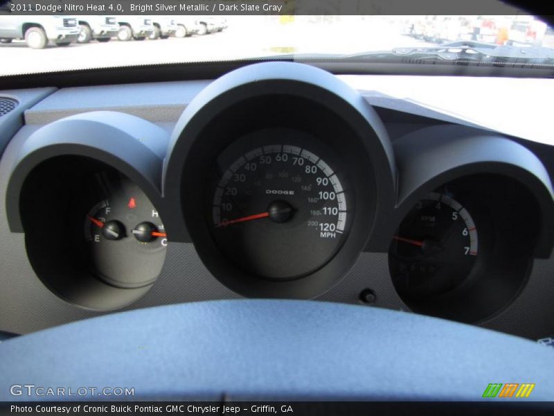 Bright Silver Metallic / Dark Slate Gray 2011 Dodge Nitro Heat 4.0