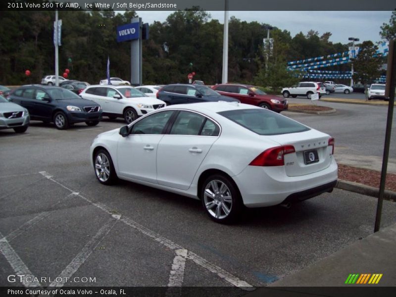 Ice White / Soft Beige/Sandstone 2011 Volvo S60 T6 AWD