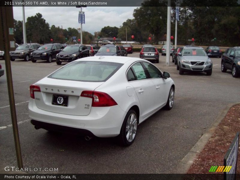 Ice White / Soft Beige/Sandstone 2011 Volvo S60 T6 AWD