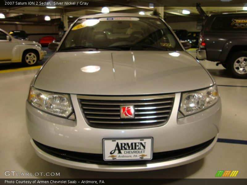 Silver Nickel / Gray 2007 Saturn ION 2 Sedan