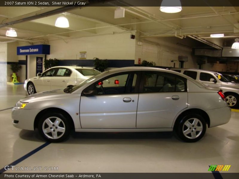 Silver Nickel / Gray 2007 Saturn ION 2 Sedan