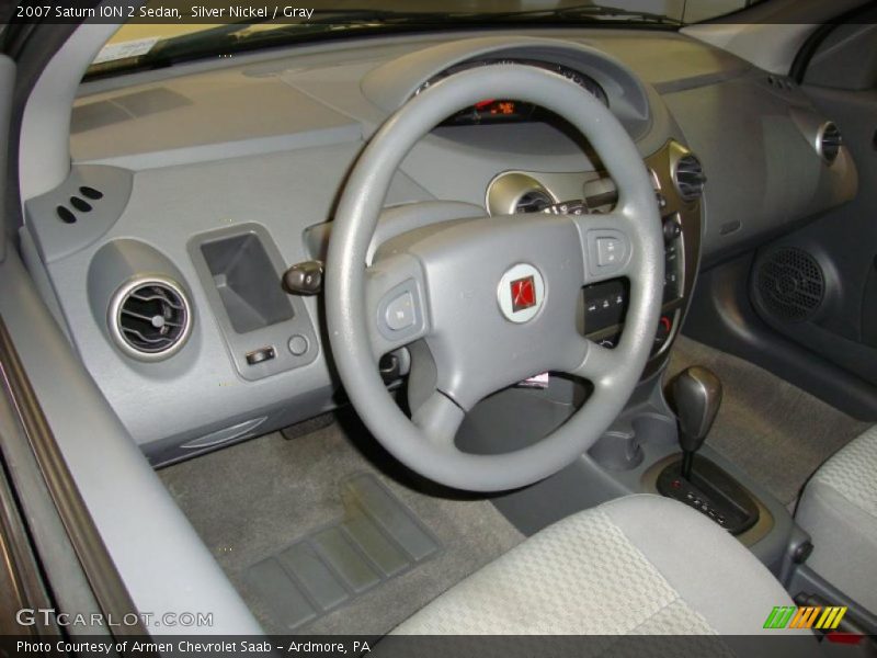 Silver Nickel / Gray 2007 Saturn ION 2 Sedan