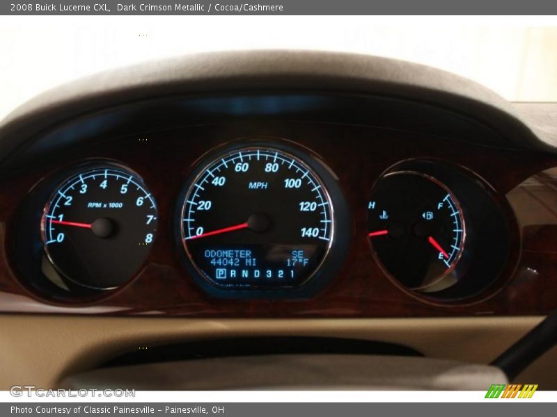 Dark Crimson Metallic / Cocoa/Cashmere 2008 Buick Lucerne CXL