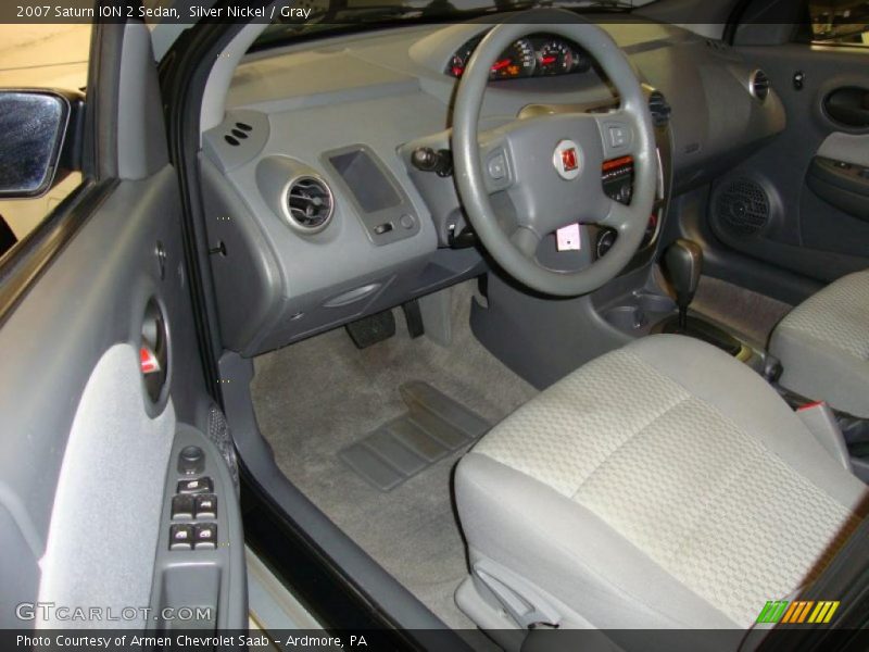 Silver Nickel / Gray 2007 Saturn ION 2 Sedan