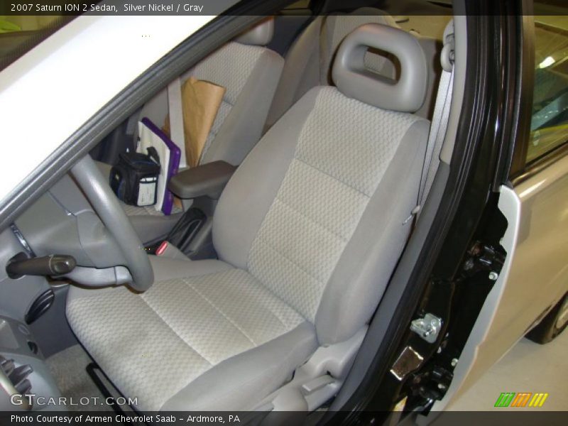 Silver Nickel / Gray 2007 Saturn ION 2 Sedan