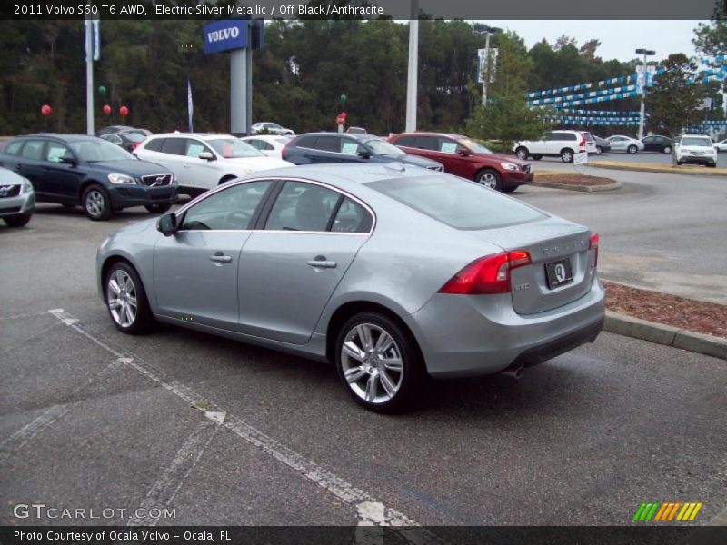 Electric Silver Metallic / Off Black/Anthracite 2011 Volvo S60 T6 AWD