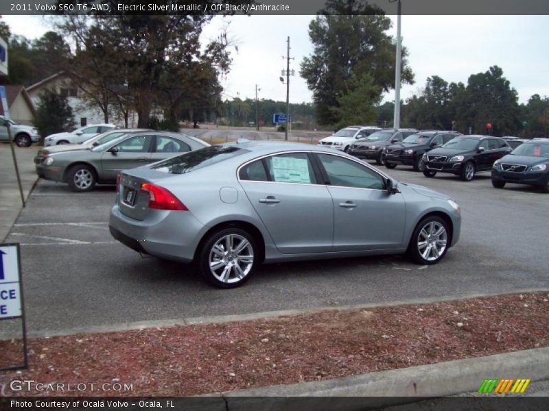 Electric Silver Metallic / Off Black/Anthracite 2011 Volvo S60 T6 AWD