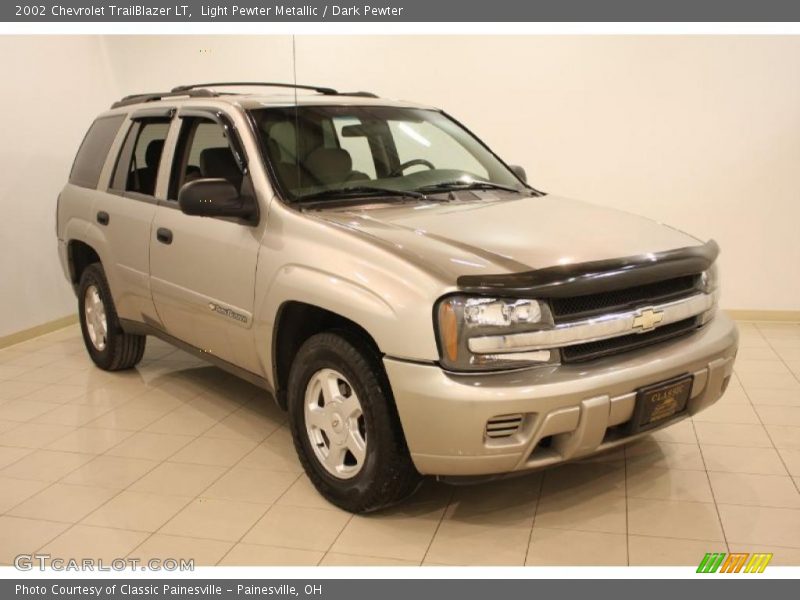 Light Pewter Metallic / Dark Pewter 2002 Chevrolet TrailBlazer LT