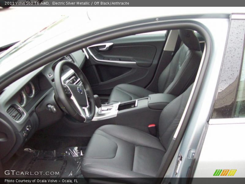  2011 S60 T6 AWD Off Black/Anthracite Interior