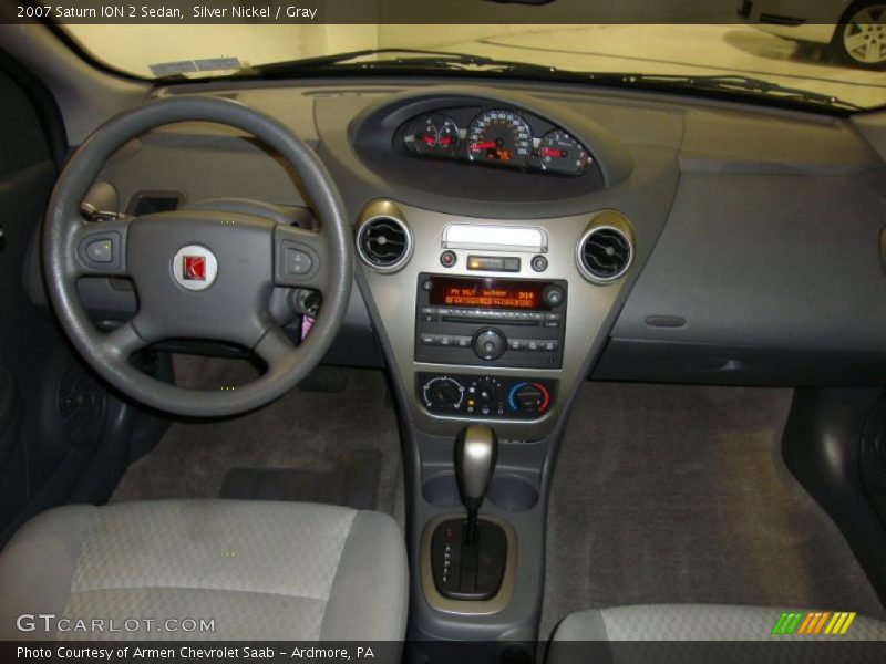 Silver Nickel / Gray 2007 Saturn ION 2 Sedan