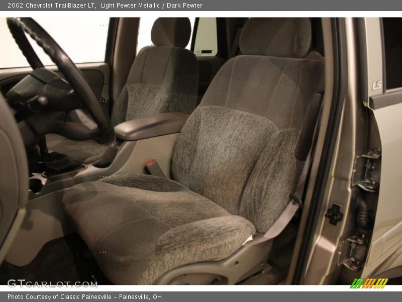 Light Pewter Metallic / Dark Pewter 2002 Chevrolet TrailBlazer LT