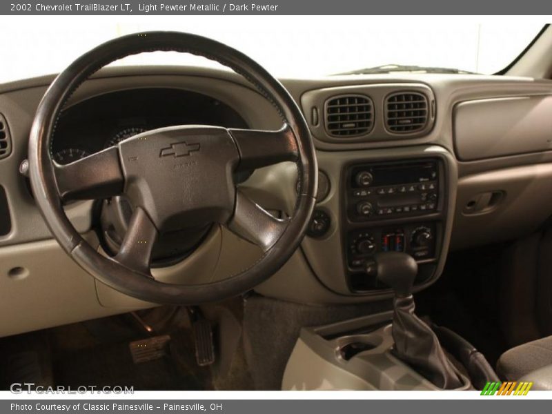 Light Pewter Metallic / Dark Pewter 2002 Chevrolet TrailBlazer LT