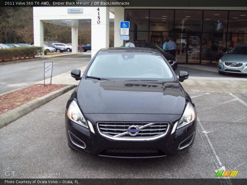 Ember Black Metallic / Off Black/Anthracite 2011 Volvo S60 T6 AWD