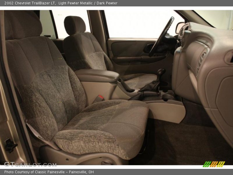 Light Pewter Metallic / Dark Pewter 2002 Chevrolet TrailBlazer LT