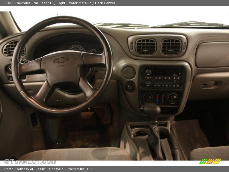Light Pewter Metallic / Dark Pewter 2002 Chevrolet TrailBlazer LT