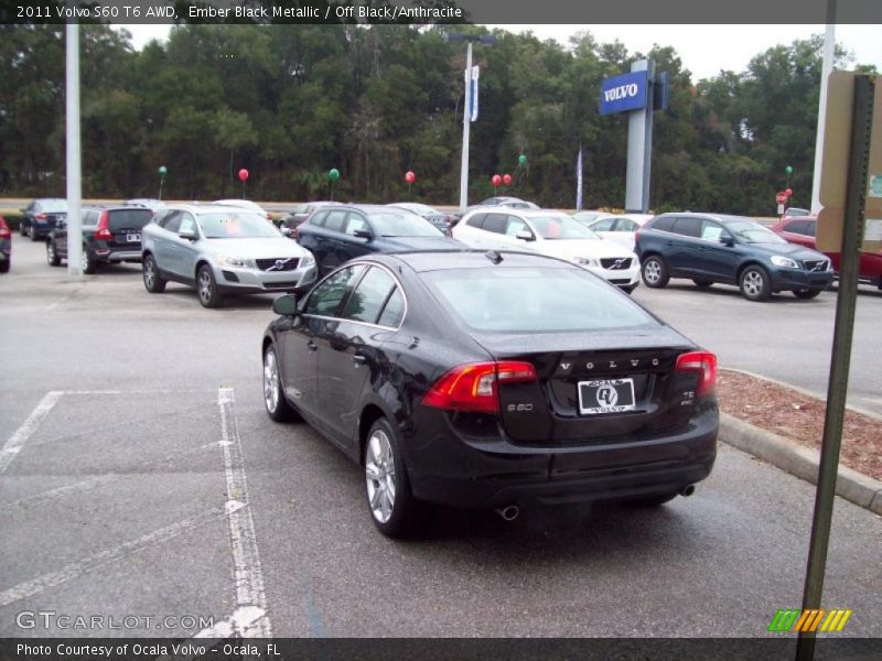 Ember Black Metallic / Off Black/Anthracite 2011 Volvo S60 T6 AWD