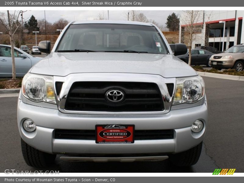 Silver Streak Mica / Graphite Gray 2005 Toyota Tacoma V6 Access Cab 4x4