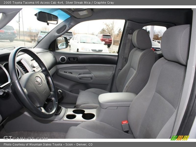  2005 Tacoma V6 Access Cab 4x4 Graphite Gray Interior