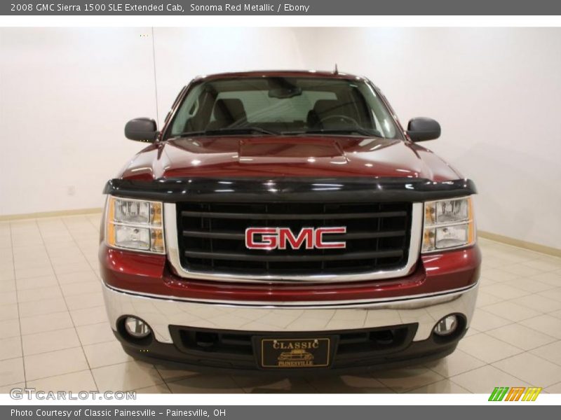 Sonoma Red Metallic / Ebony 2008 GMC Sierra 1500 SLE Extended Cab